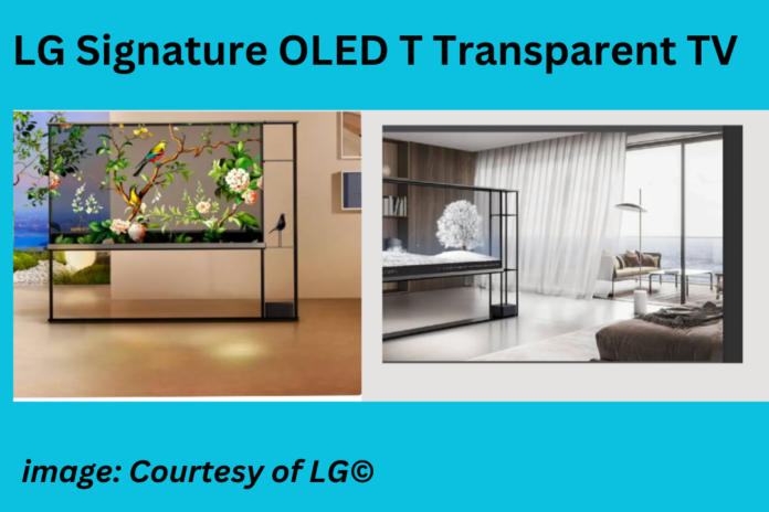 LG transparent TV